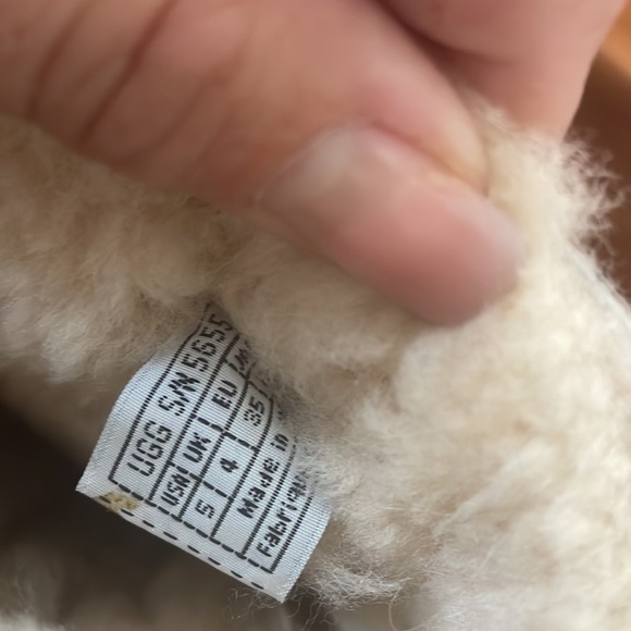 Pink leather Ugg boots w rainbow beaded zipper on outside of each rare! - Picture 4 of 10